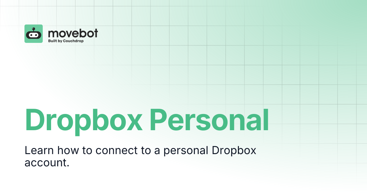 Dropbox Personal | Movebot Documentation